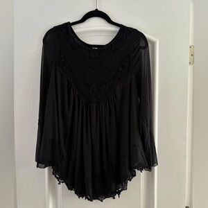 NWOT - Sheer Lace Top